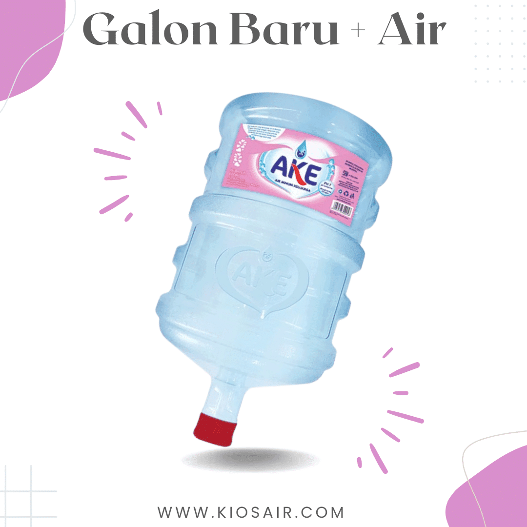 Air Ake+ Galon Baru